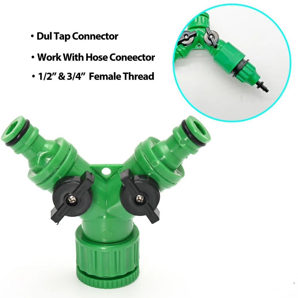 Drip Irrigation System with Automatic Timer for Gardens