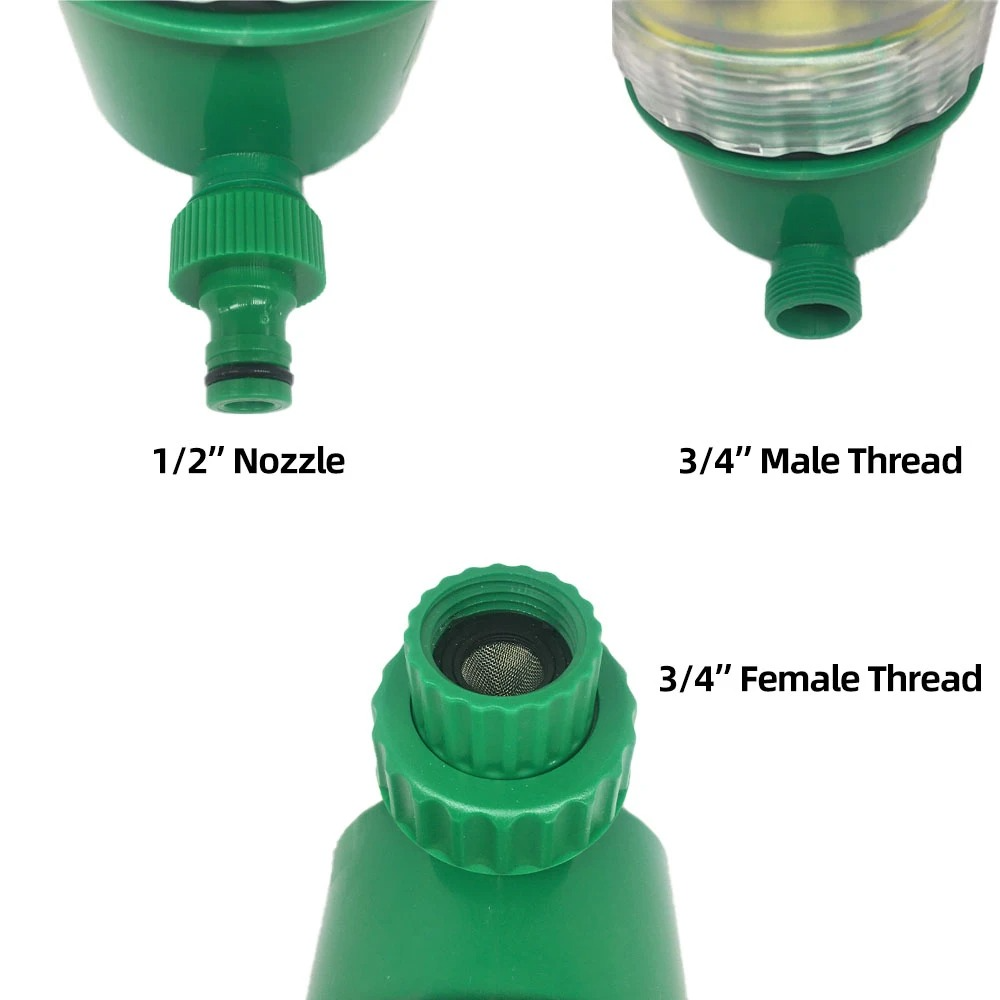 Drip Irrigation System with Automatic Timer for Gardens