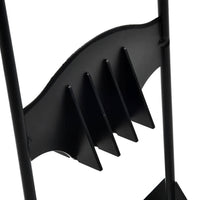 Manual Cast Iron Firewood Splitter, Stationary Wedge with Round Handle