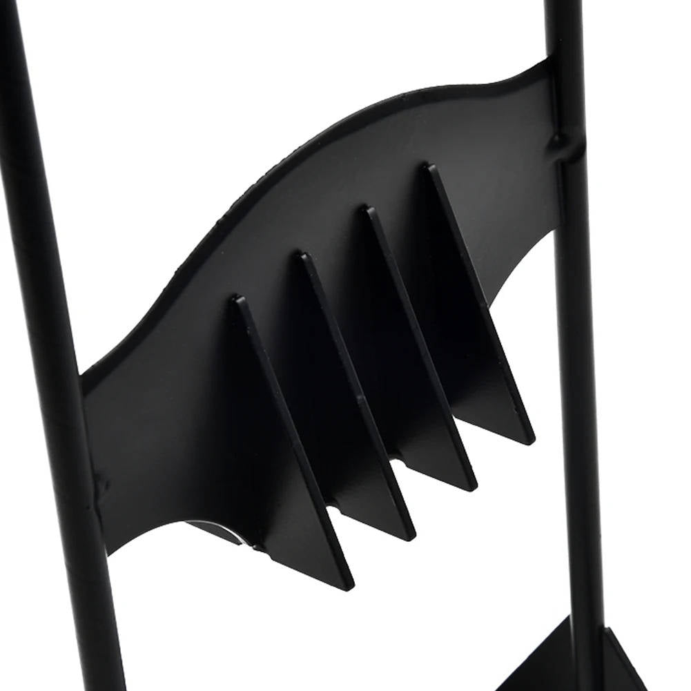 Manual Cast Iron Firewood Splitter, Stationary Wedge with Round Handle