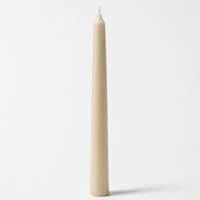 Beige Taper Candle