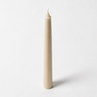Beige Taper Candle