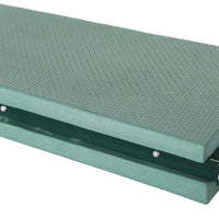 Garden Kneeler and Seat with Ergonomic Design in Green
