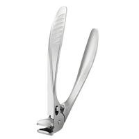 Easy Reach Long Handle Nail Catcher Clipper -Silver - Ozerty
