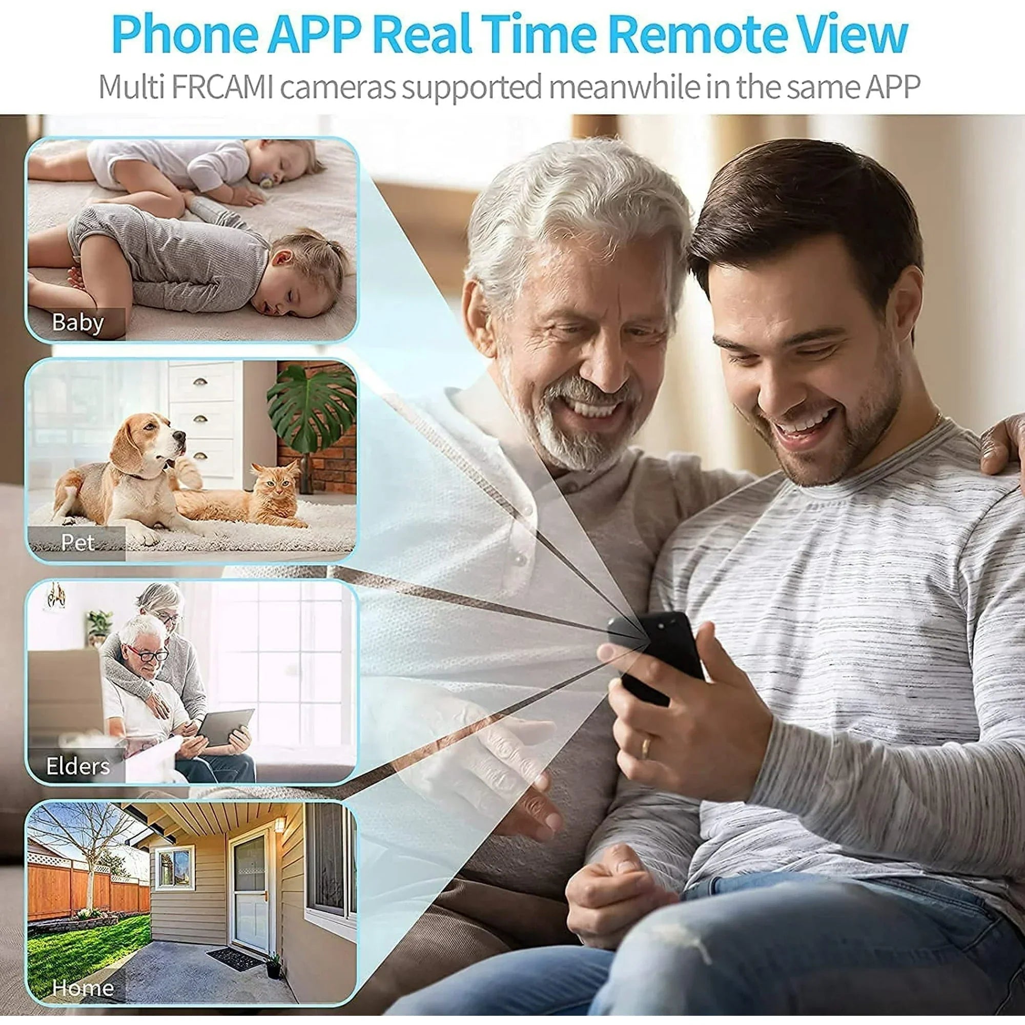 Wireless Magnetic Mini Camera with Live Audio and Video
