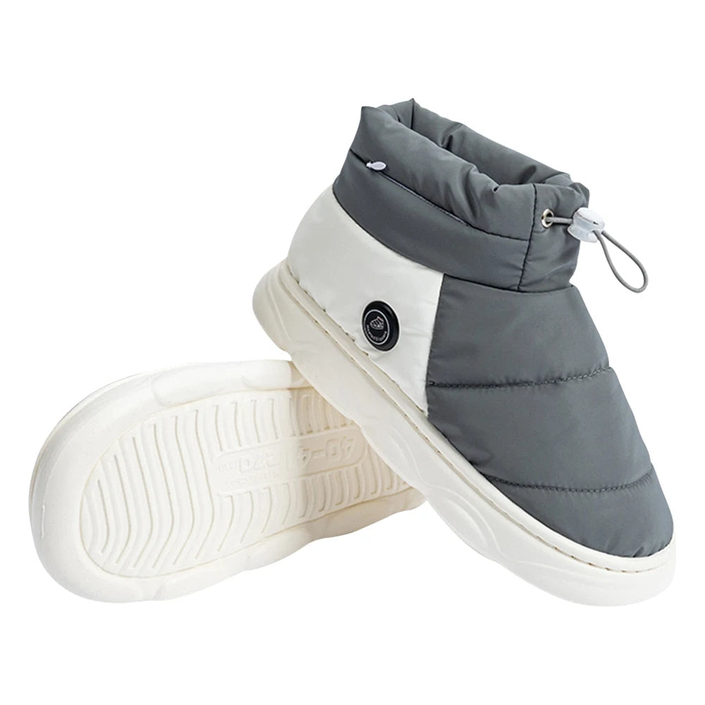 USB Heated Booties with Three Temperature Settings and Non-Slip Sole, Machine Washable
