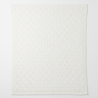 White Woven Blanket