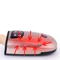 Air Compression Hand Massager with Battery and Plug-In Power