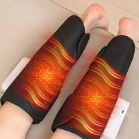 Heated Calf Massage Wraps with Zone Targeting and Adjustable Straps, Rechargeable
