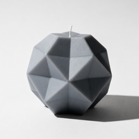 Gray Sculptural Candle