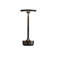 Cordless Rechargeable LED Table Lamp with Touch Dimming and Three Color Temperatures in Gold, Silver or Black