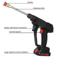 Cordless High Pressure Washer Kit with Two Batteries