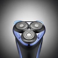 Rotary Electric Shaver with 3 Pivoting Heads and Built In Trimmer