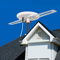 Digital HDTV Antenna with 360 Degree Reception and Cellular Interference Filter