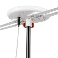 Digital HDTV Antenna with 360 Degree Reception and Cellular Interference Filter