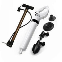 Manual Drain Unblocker with Trigger Control and High Pressure Air Blasts