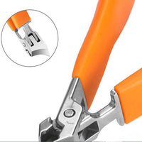 Wide Jaw Nail Clippers with Stainless Steel Blades and Non Slip Handles for Thick Nails