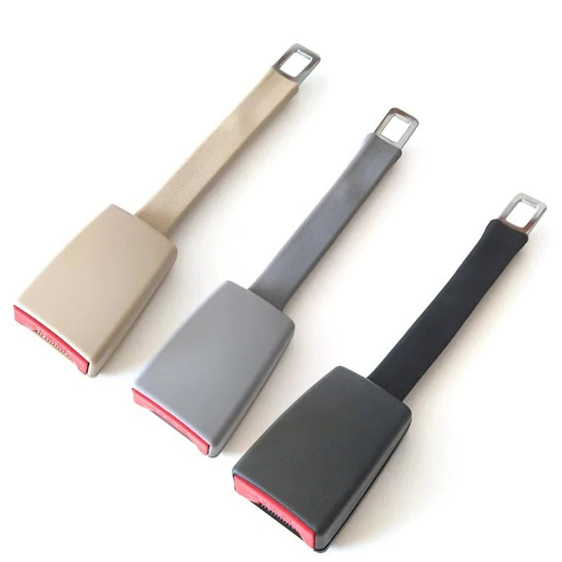 Rigid Stem Seat Belt Extender 11 Inch for Adult Passengers in Gray Black Or Beige