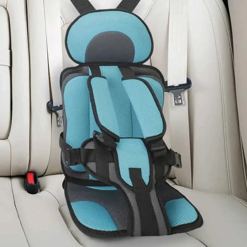 Booster Seat Cushion for Kids with Five Point Harness and Mesh Panel