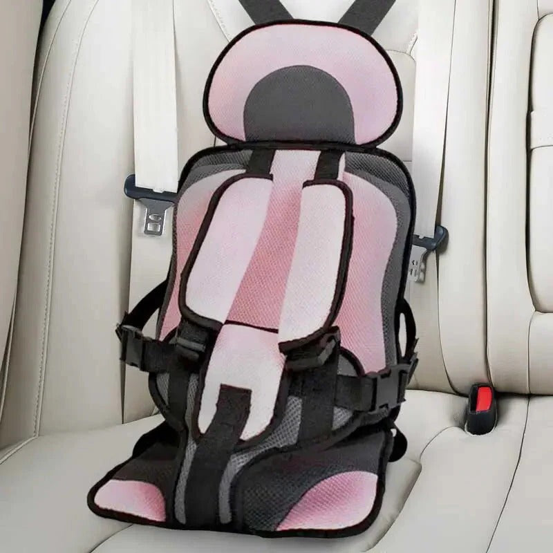 Booster Seat Cushion for Kids with Five Point Harness and Mesh Panel