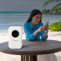 Compact Wi Fi Router for Travel and Remote Work with Speeds Up to 150 Mbps