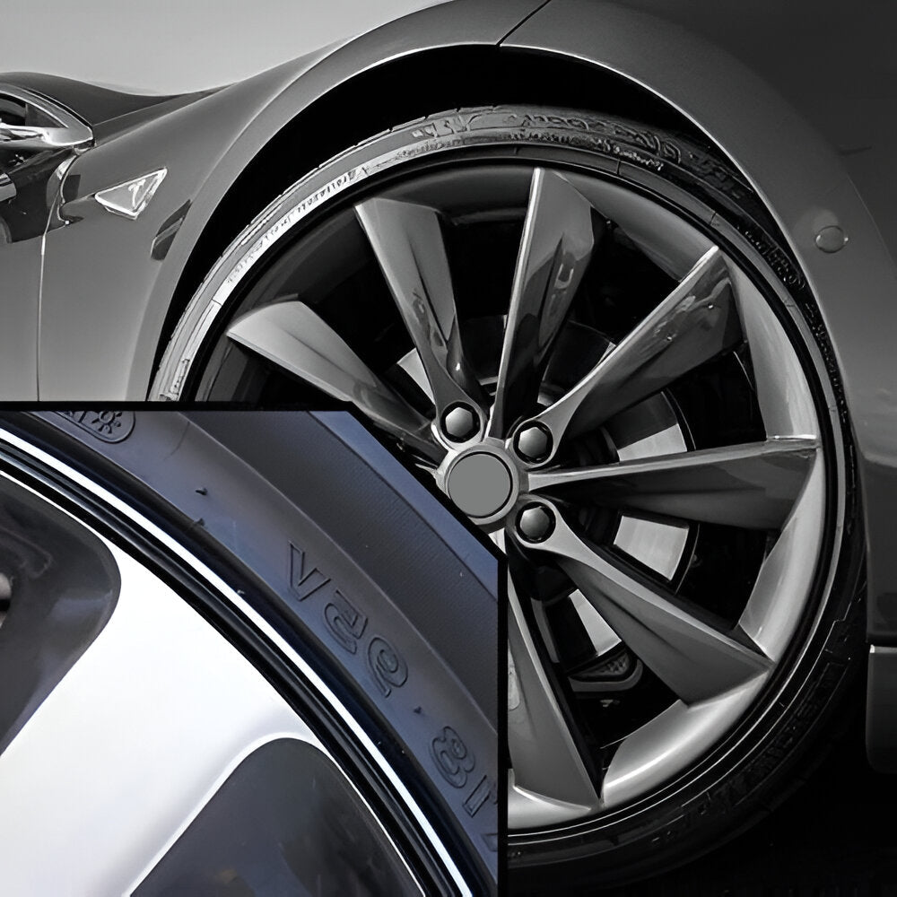Wheel Rim Edge Protector Strip with Adhesive Booster, 8 Meter Roll