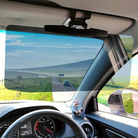 Anti Glare Car Sun Visor Extender with Polarized Lens and 180 Degree Adjustment for Driver and Passenger