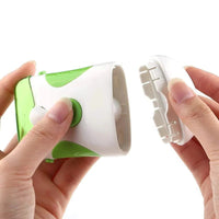 Electric Nail Clipper with LED Light and Rotating Blade for Fingernails and Toenails