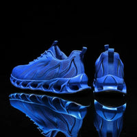 Men's Walking Shoes with Molded Arch Support and Slip-Resistant Sole, Wide Toe Box