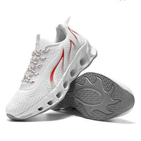 Men's Walking Shoes with Molded Arch Support and Slip-Resistant Sole, Wide Toe Box