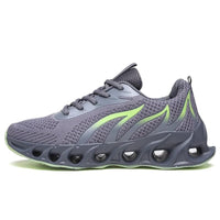 Men's Walking Shoes with Molded Arch Support and Slip-Resistant Sole, Wide Toe Box