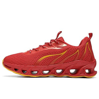 Men's Walking Shoes with Molded Arch Support and Slip-Resistant Sole, Wide Toe Box