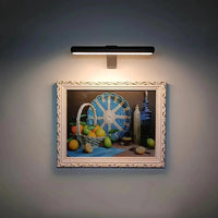 Rechargeable LED Picture Light with 360-Degree Swivel and Stepless Dimming
