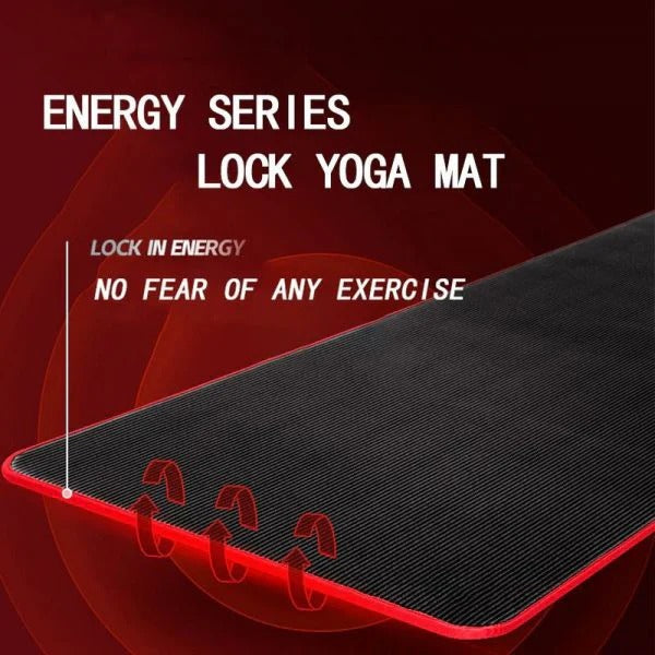 Exercise Mat with High Density Foam and Textured Grip Surface All Vera Mart