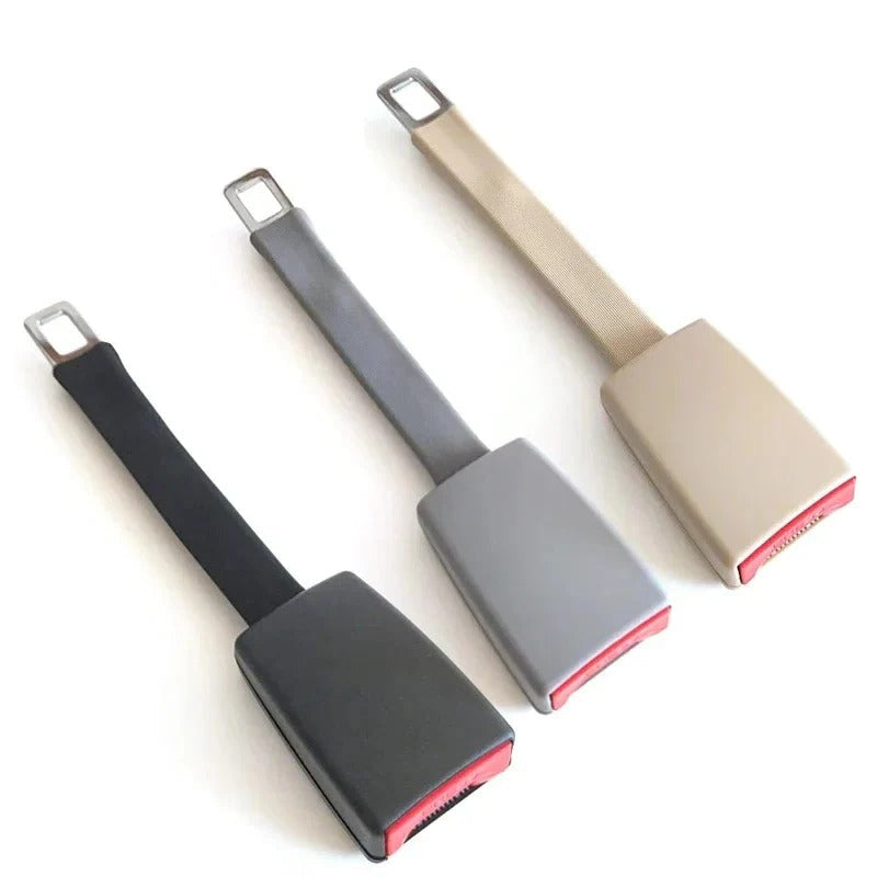 Seat Belt Extension with Rigid Stem and Quick Click Attachment for Easy Reach