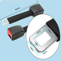 Seat Belt Extension with Rigid Stem and Quick Click Attachment for Easy Reach