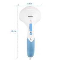 Handheld Percussion Massager with Dual Vibration Motors and Adjustable Speed Settings