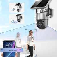 Solar-Powered Outdoor Surveillance Camera
