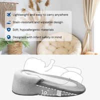 Wedge Pillow for Reflux Inclined Design for Infants