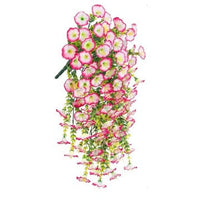 UV Resistant Artificial Morning Glory Hanging Decor