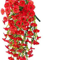 UV Resistant Artificial Morning Glory Hanging Decor