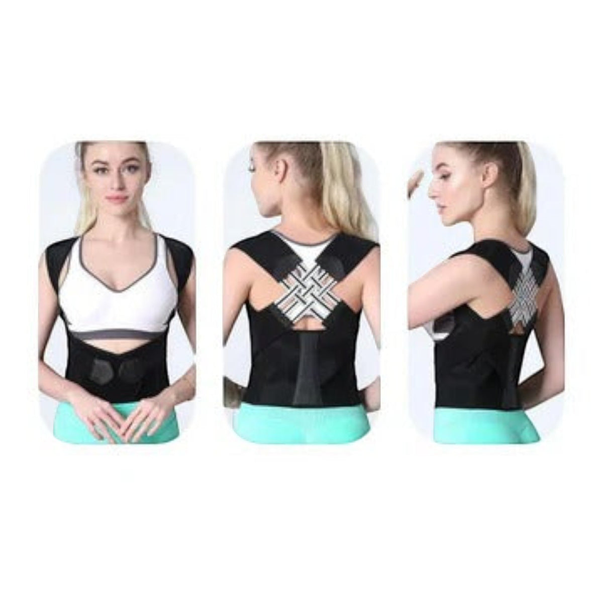 Adjustable Posture Support Brace for Everyday Back and Shoulder Alignment