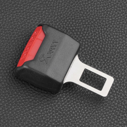 Two-Piece Seat Belt Clip Extender for Vehicle Use