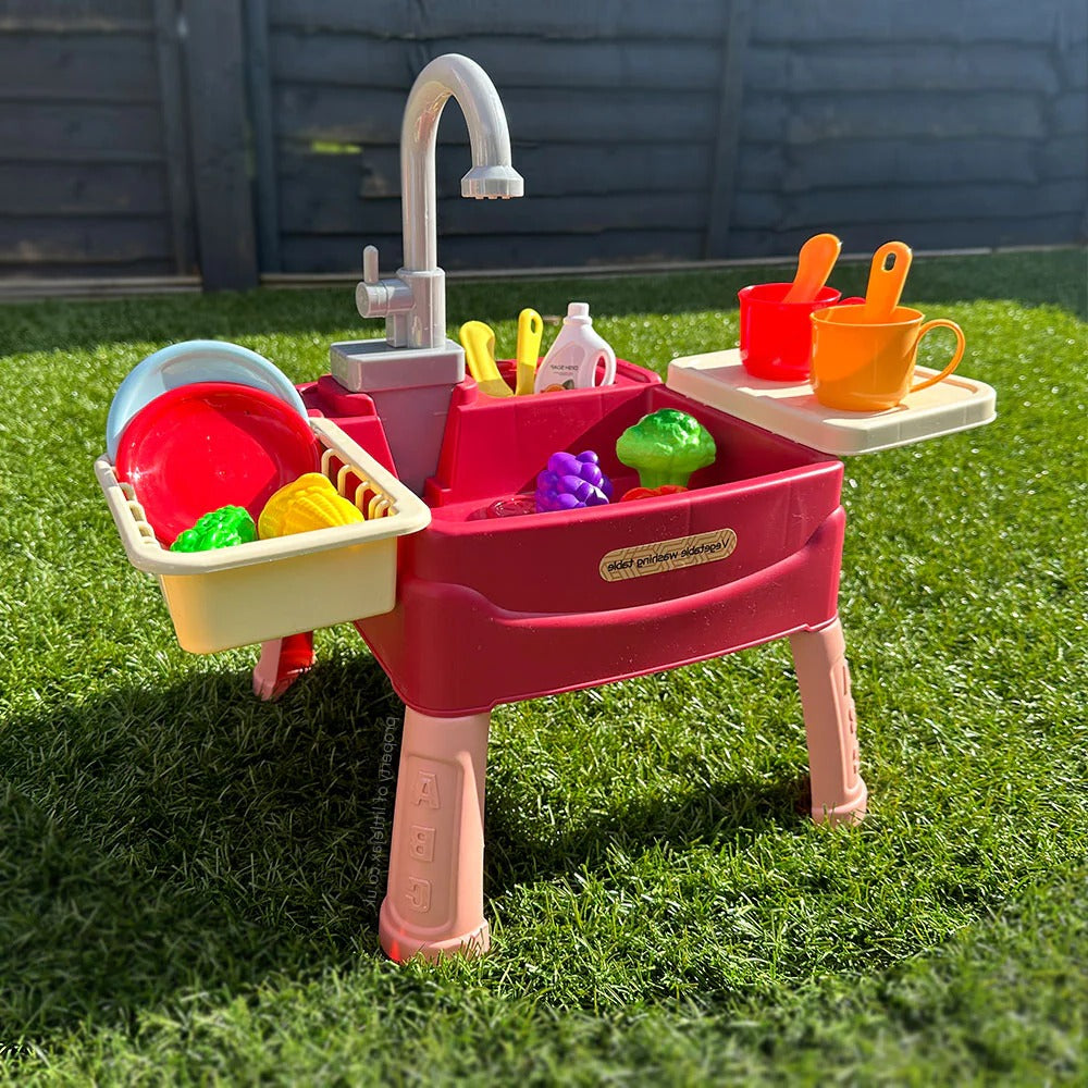 Standing Sink for Indoor Outdoor Use for Kids