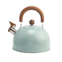 Stovetop Kettle with Automatic Whistle Alert and Even Heat Base for All Cooktops