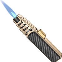 Kitchen Butane Torch with Dial Heat Control and Refillable Base