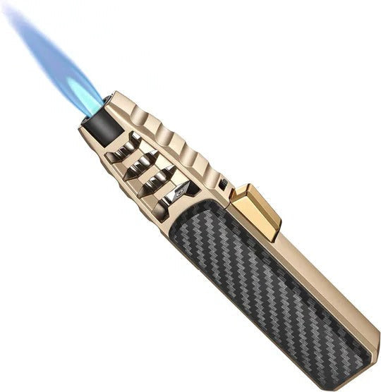 Kitchen Butane Torch with Dial Heat Control and Refillable Base