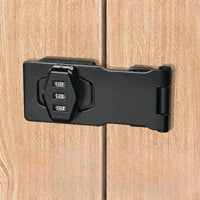 Keyless Cabinet Lock with 3 Digit Combination Dials for Drawers and Lockers