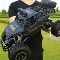 RC Monster Truck with Four Wheel Drive and Independent Suspension, 50 Meter Range