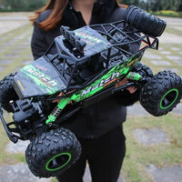 RC Monster Truck with Four Wheel Drive and Independent Suspension, 50 Meter Range